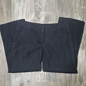 Theory cropped linen blend pants size 8
